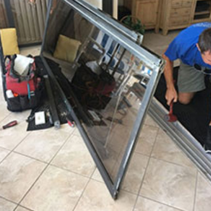 sliding glass door frame repair Homestead